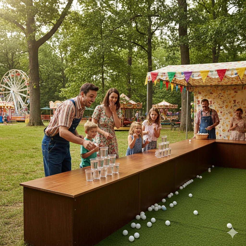 Bardağa Pinpon Atışı