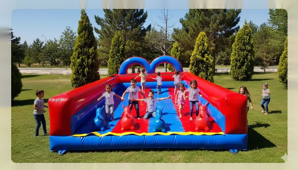 Şişme At Yarışı ve Mini Bowling