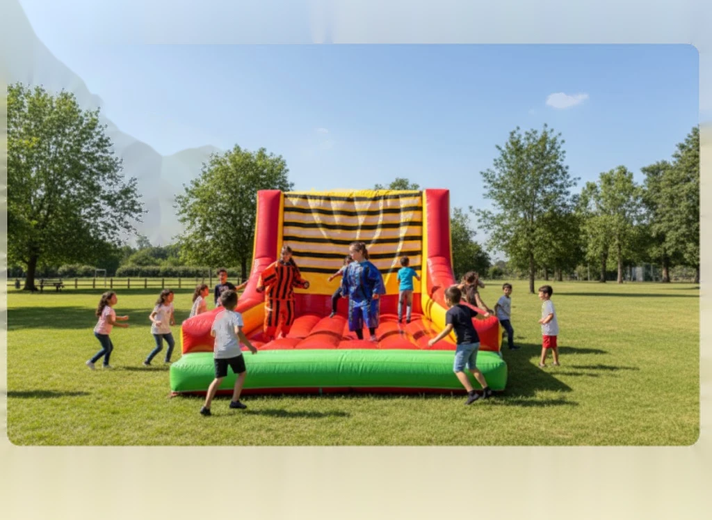 Şişme Zıpla Yapış