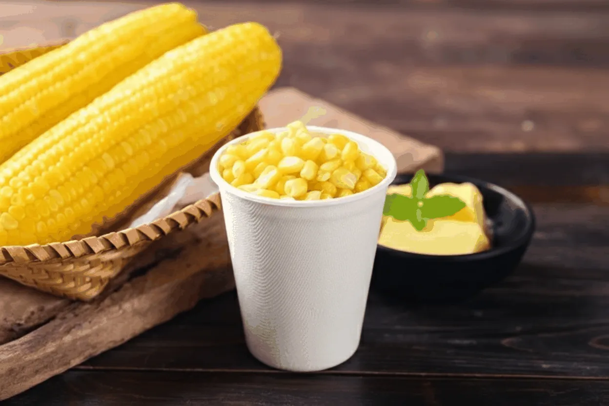 Bardakta Süt Mısır